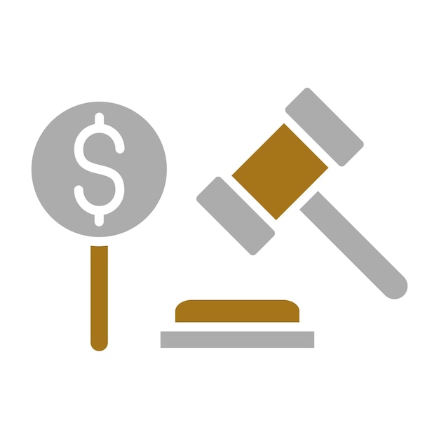Vector Design Bid Icon Style