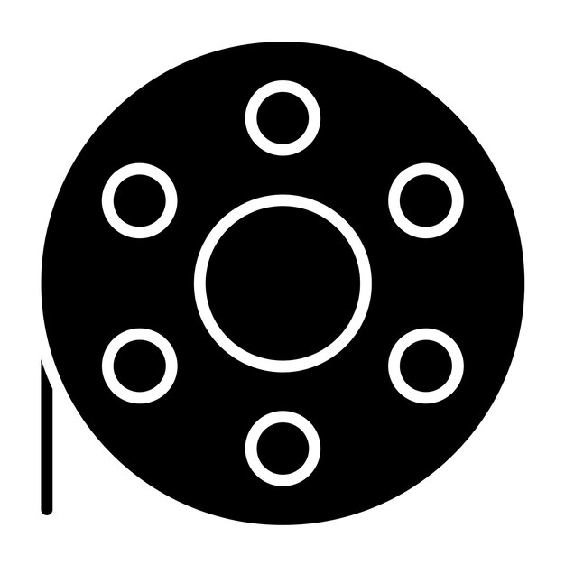 Vector Design Bobbin Icon Style