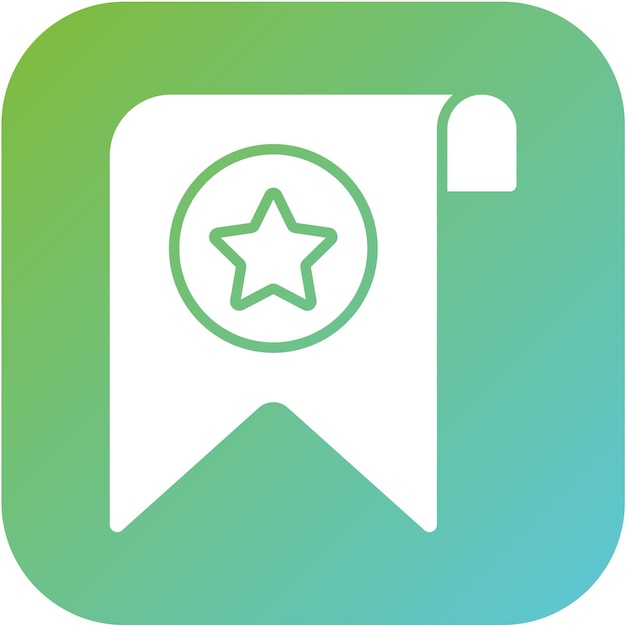 Vector Design Bookmark Icon Style