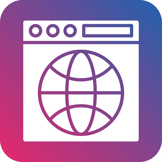 vector design browser icon style