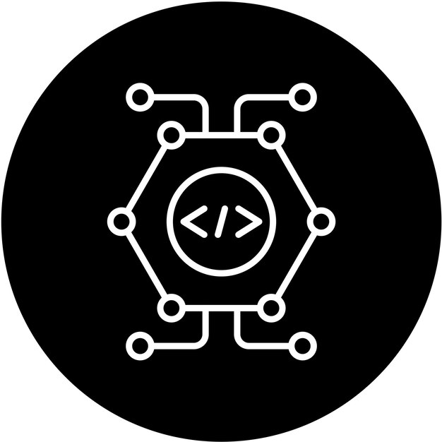 vector design cell reprogramming icon style