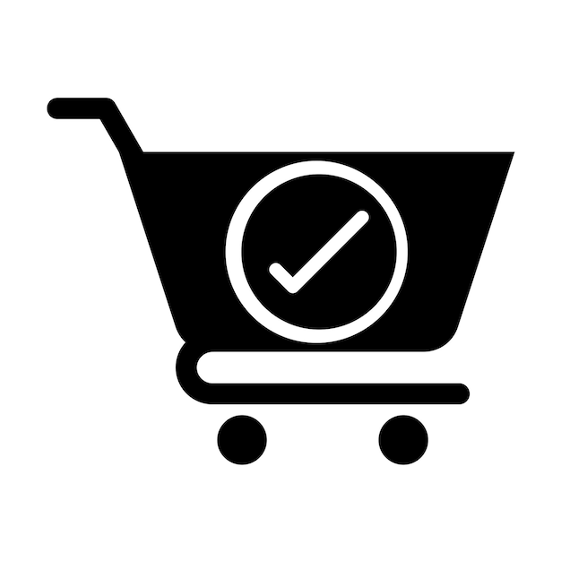 Vector Design Check Out Icon Style