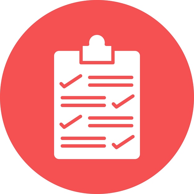 Vector Design Checklist Icon Style