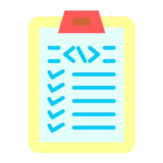 Vector Design Checklist Icon Style