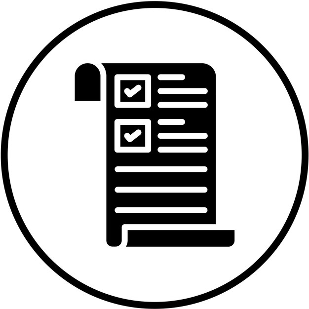 Vector Design Checkout Summary Icon Style