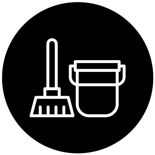 Vector Design Cleaning Icon Style