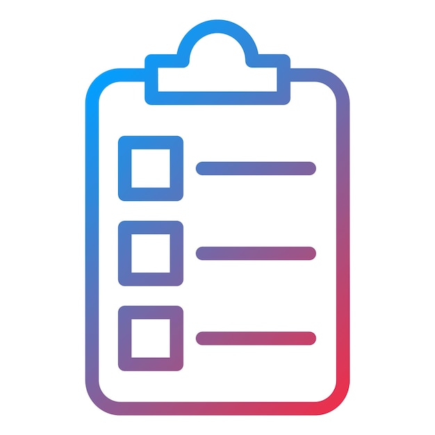 Vector Design Clipboard Icon Style