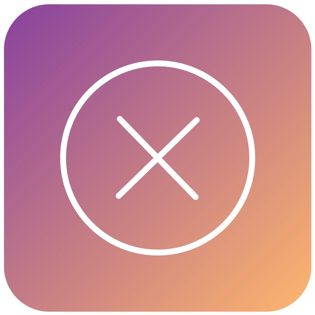 Vector Design Close Icon Style