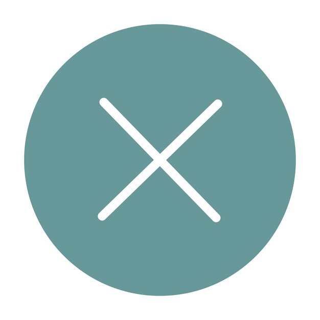 Vector Design Close Icon Style
