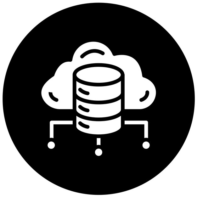 Vector Design Cloud Computing Icon Style