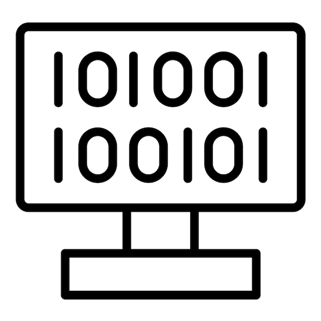 Vector Design Code Crypt Icon Style