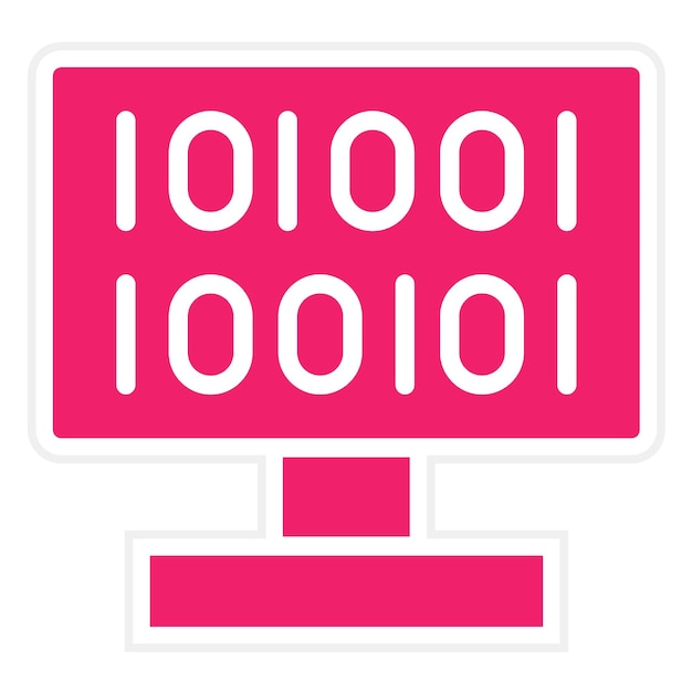 Vector Design Code Crypt Icon Style