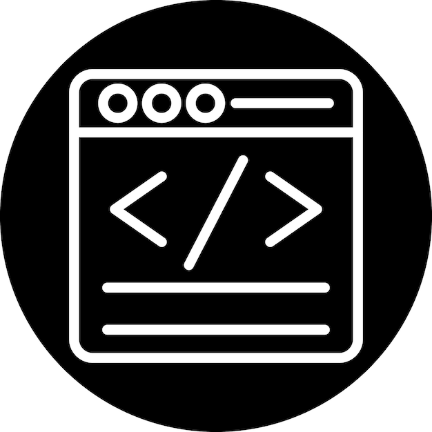 Vector Design Code Icon Style