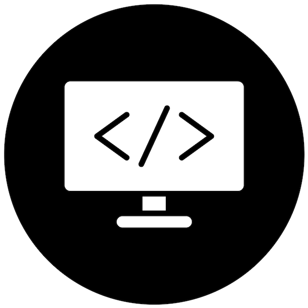 Vector Design Coding Symbols Icon Style