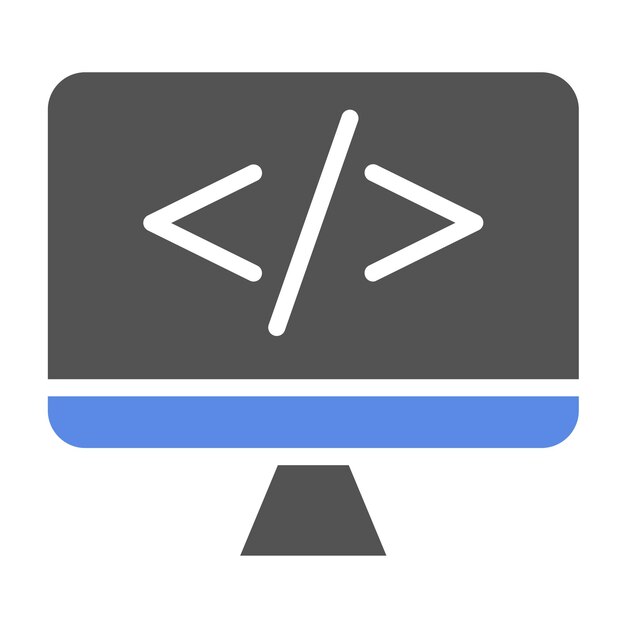 vector design coding tools icon style