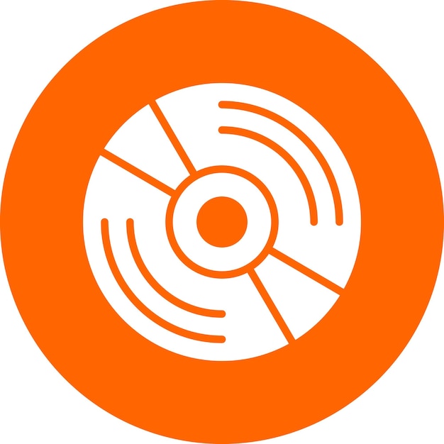 Vector Design Compact Disc Icon Style