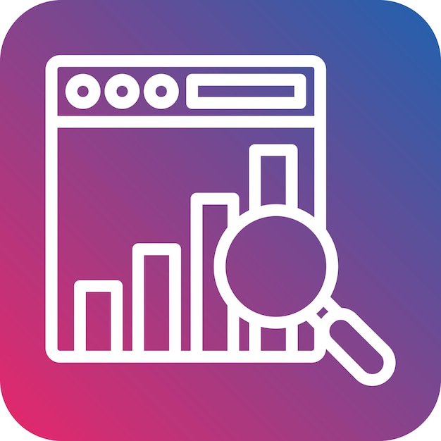 Vector Design Competitive Analysis Icon Style