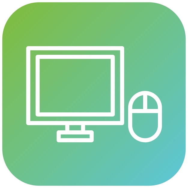 Vector Design Computer Game Icon Style