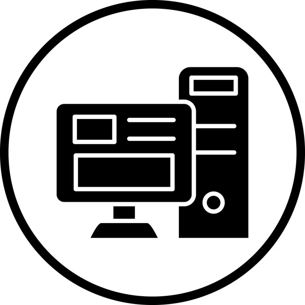 Vector Design Computer Icon Style