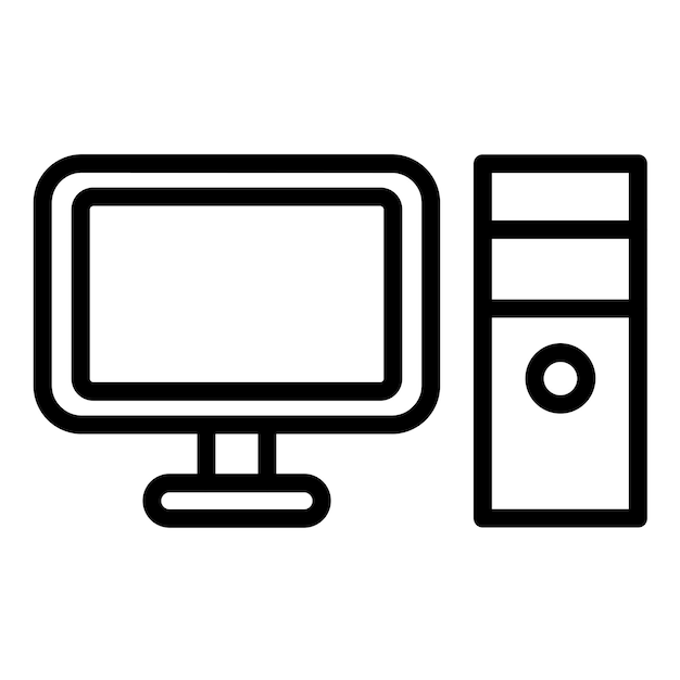 Vector Design Computer Icon Style
