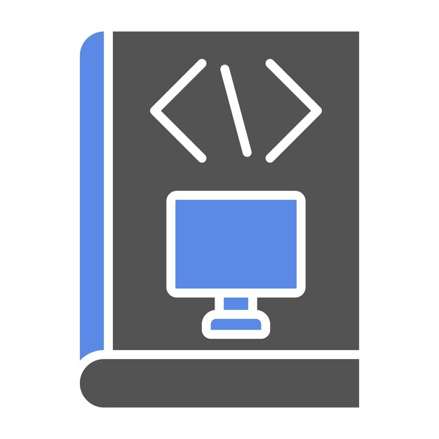 Vector Design Computer Science Course Icon Style