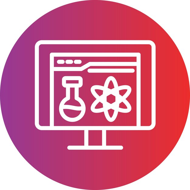 Vector Design Computer Science Icon Style