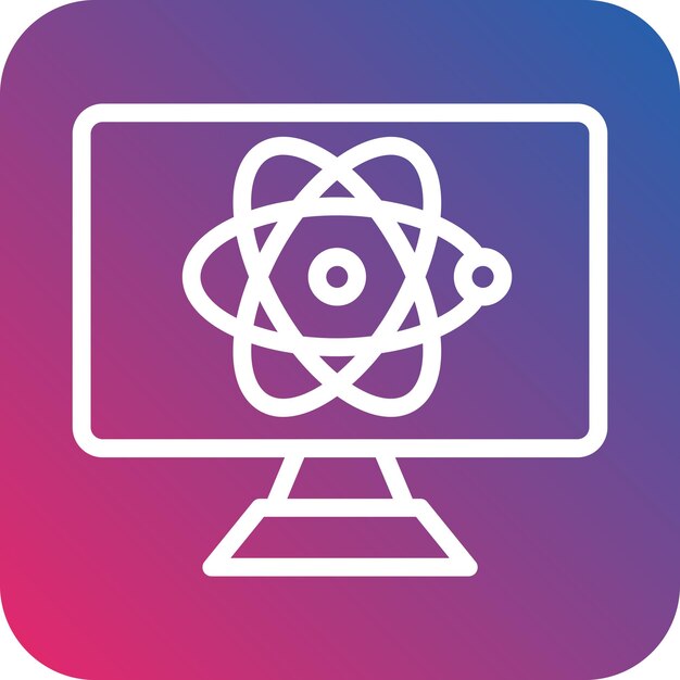 Vector Design Computer Science Icon Style