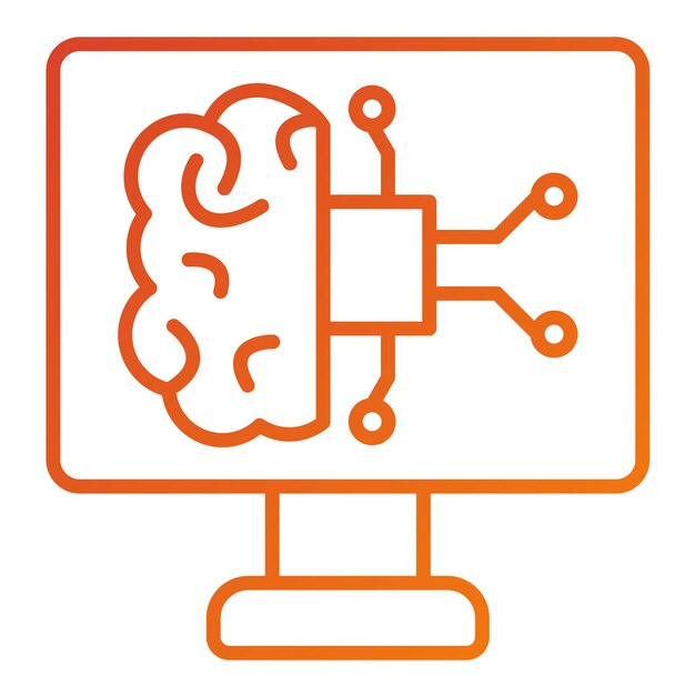 Vector Design Computer Science Icon Style