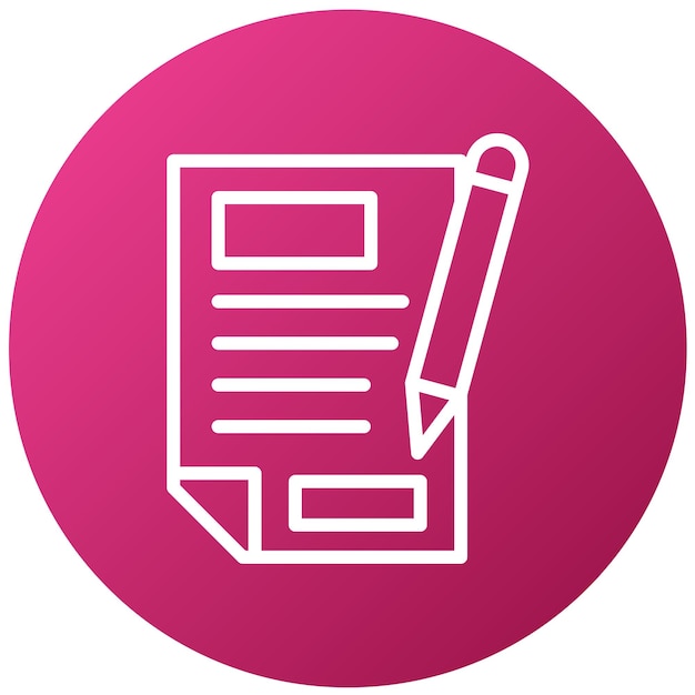 Vector Design Content Icon Style