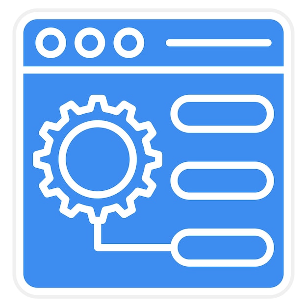 vector design control panel icon style