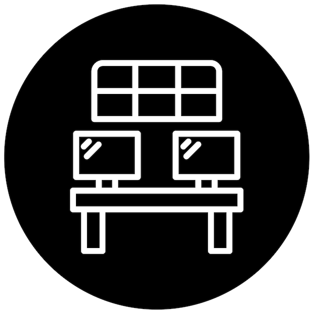 Vector Design Control Room Icon Style