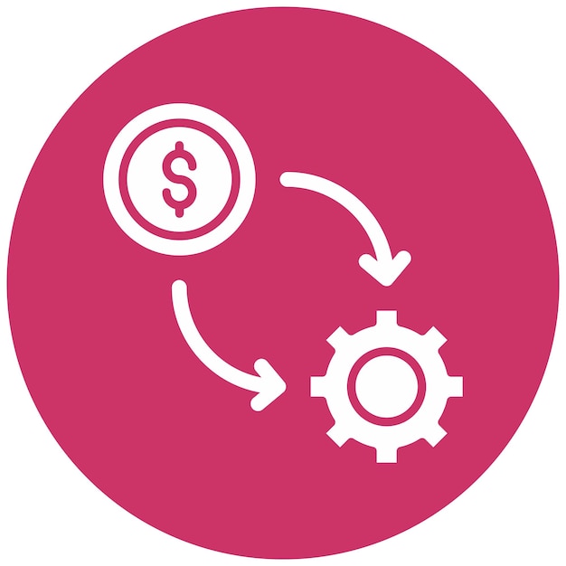 vector design conversion rate optimizer icon style