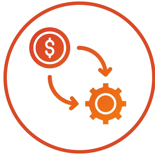 vector design conversion rate optimizer icon style