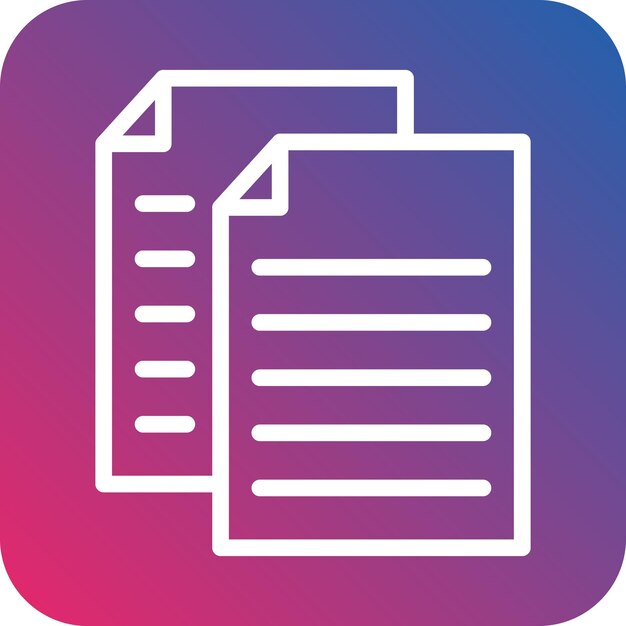 Vector Design Copy Icon Style