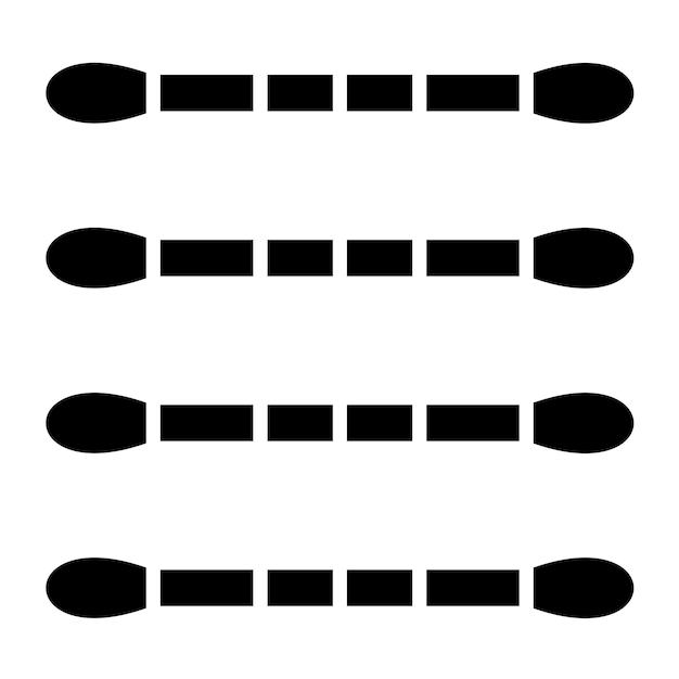 Vector Design Cotton Swabs Icon Style