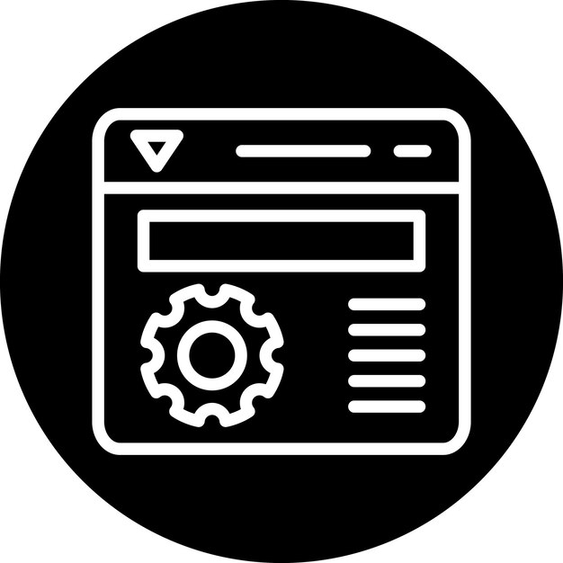 Vector Design Custom Features Icon Style