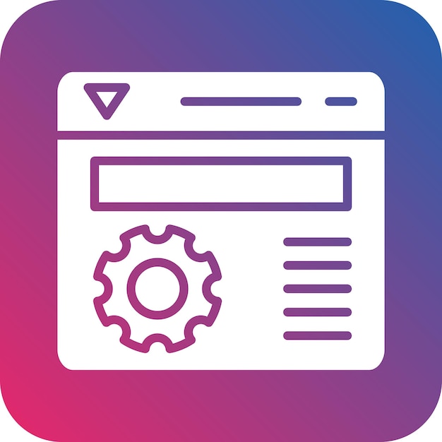 vector design custom features icon style