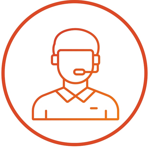 Vector Design Customer Service Icon Style
