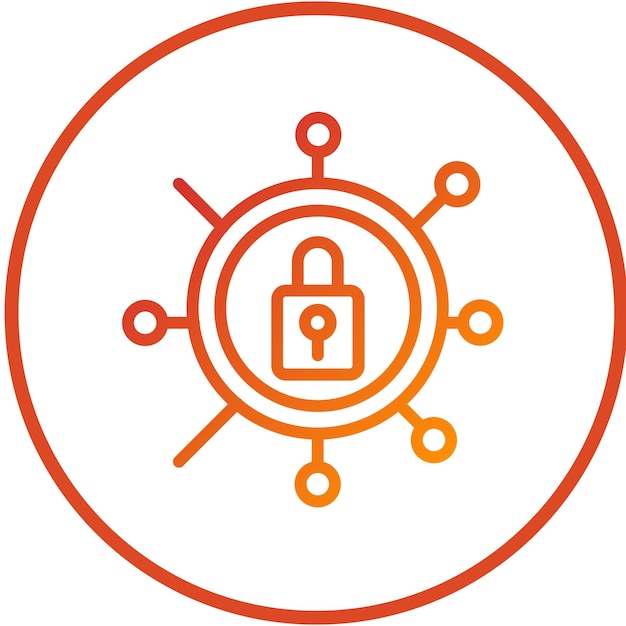 Vector Design Cybersecurity Icon Style