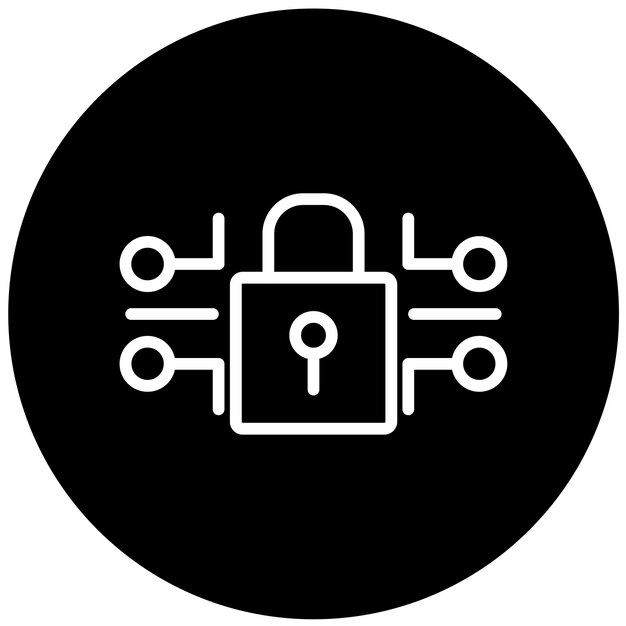 Vector Design Cybersecurity Icon Style