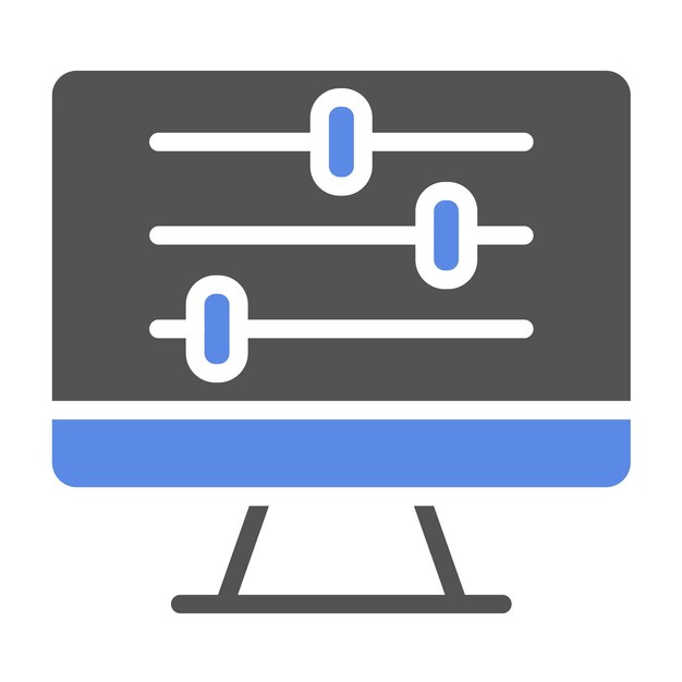 Vector Design Dashboard Settings Icon Style