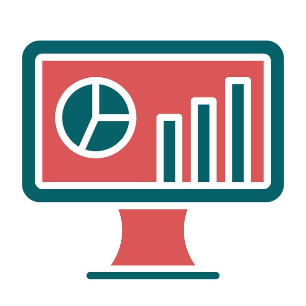 Vector Design Data Analytics Icon Style