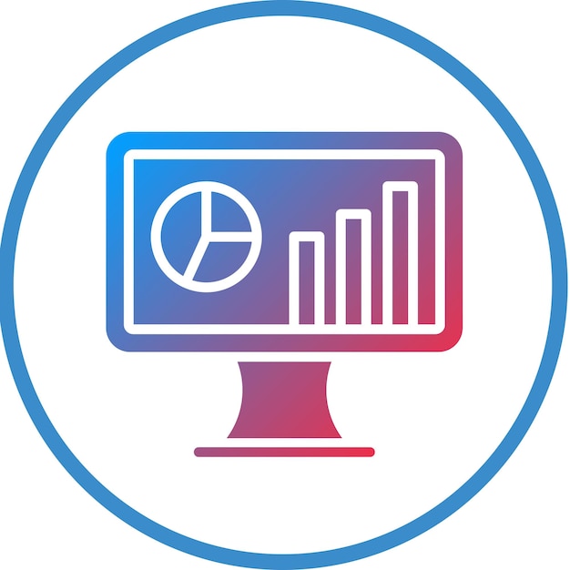 Vector Design Data Analytics Icon Style