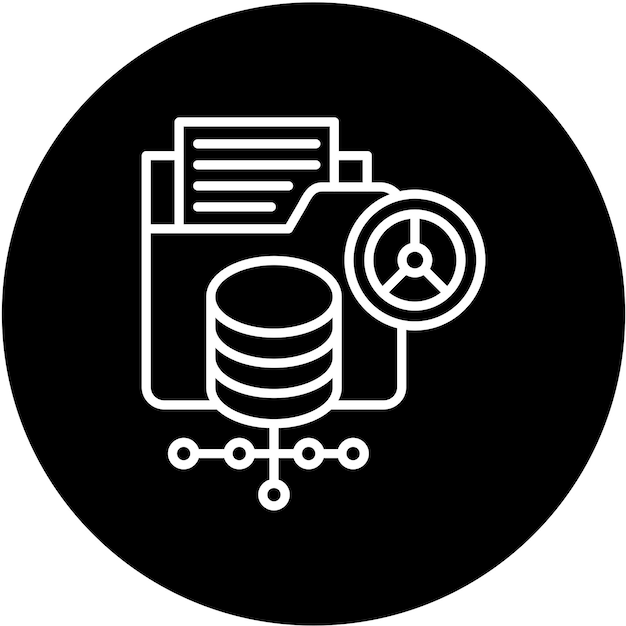 Vector Design Data Controller Icon Style