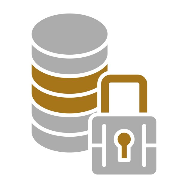 Vector Design Data Security Icon Style
