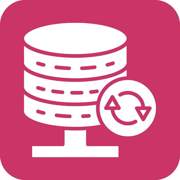 Vector Design Database Backup Icon Style