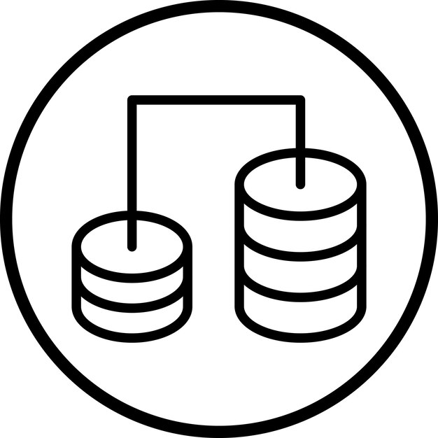 vector design database icon style