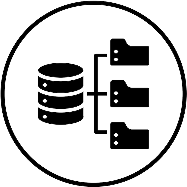 Vector Design Database Icon Style