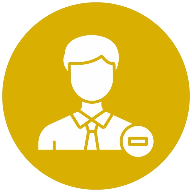Vector Design Delete User Icon Style