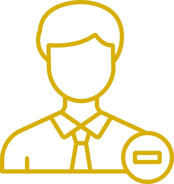 Vector Design Delete User Icon Style